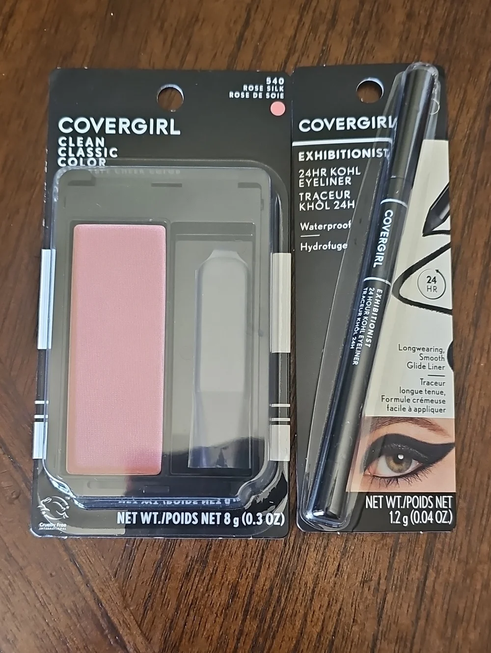 COVERGIRL Pink Cheek Blush with Black Kohl Eyeliner Set